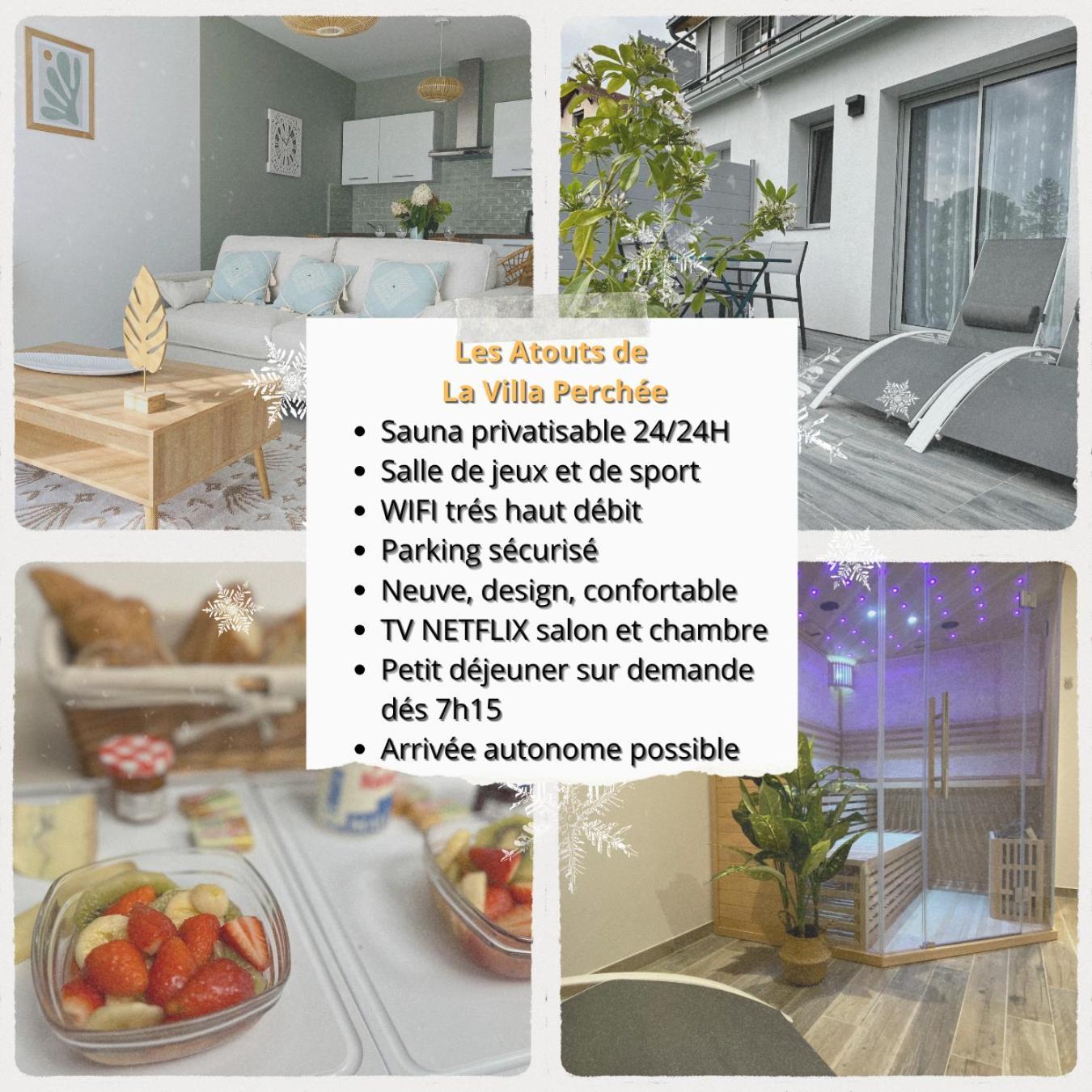La Villa Perchee Calme, Sauna, Parking Prive Saint-Prix  Екстериор снимка